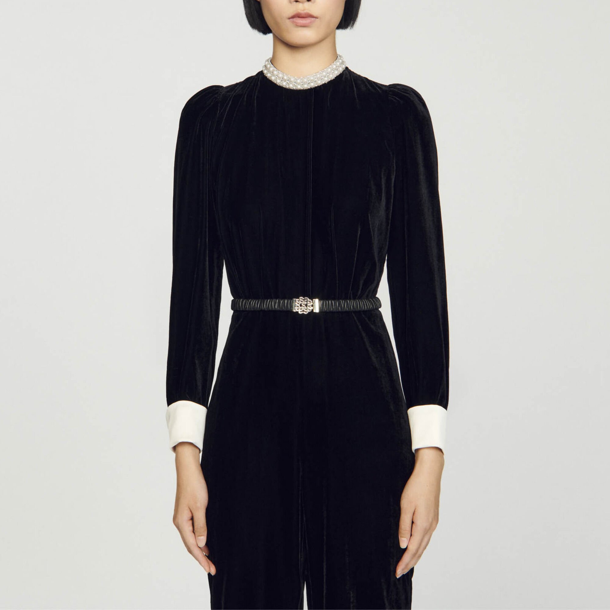 Velvet jumpsuit