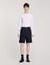 Raw denim Bermuda shorts