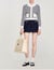 Terry knit cardigan