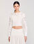 Poplin crop top