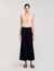Maxi decorative knit skirt