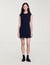Mini dress with buttons