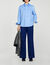 Frilled collar shirt