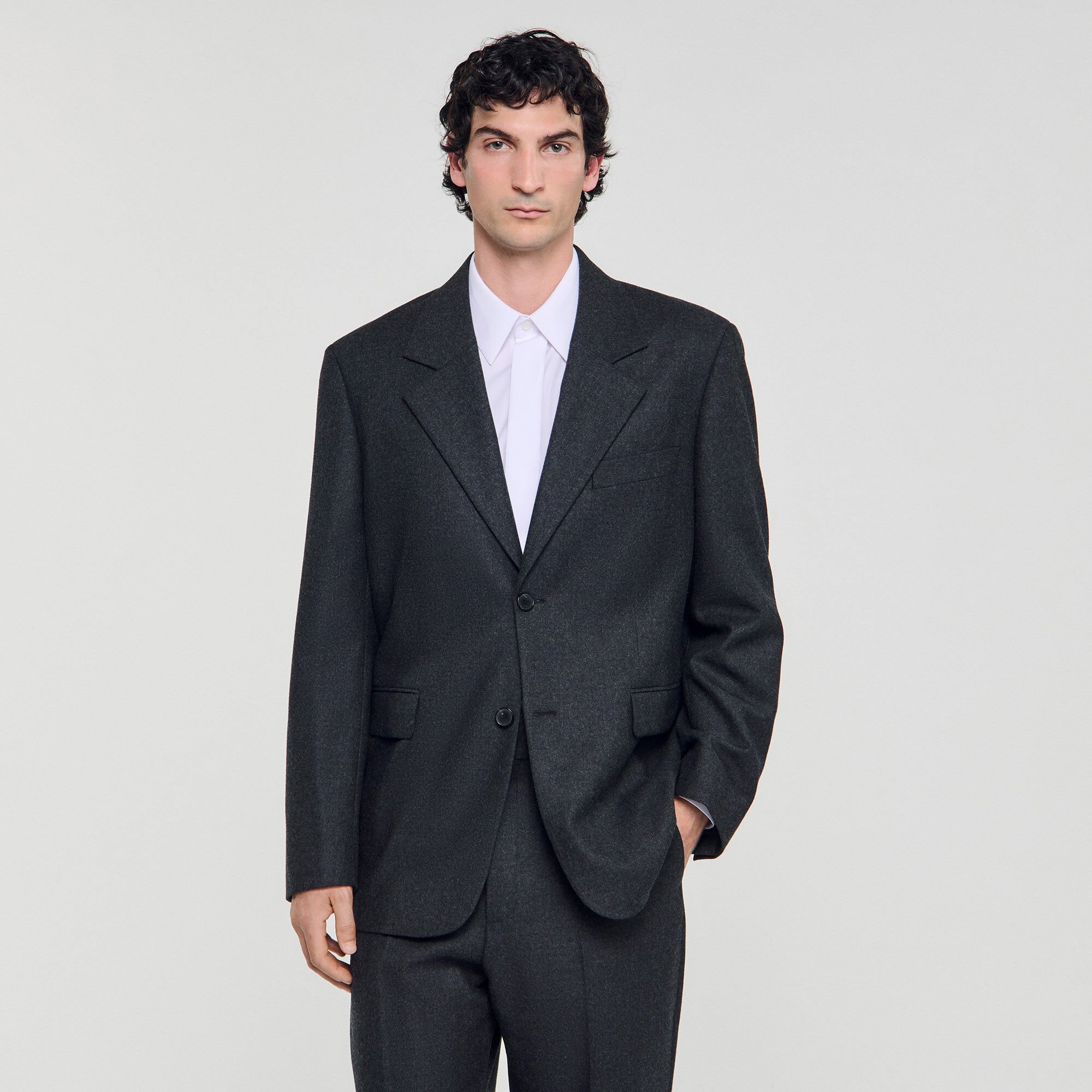 Wool suit jacket