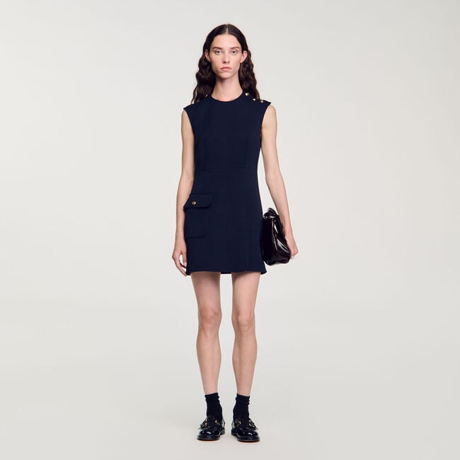 mini dress with buttons