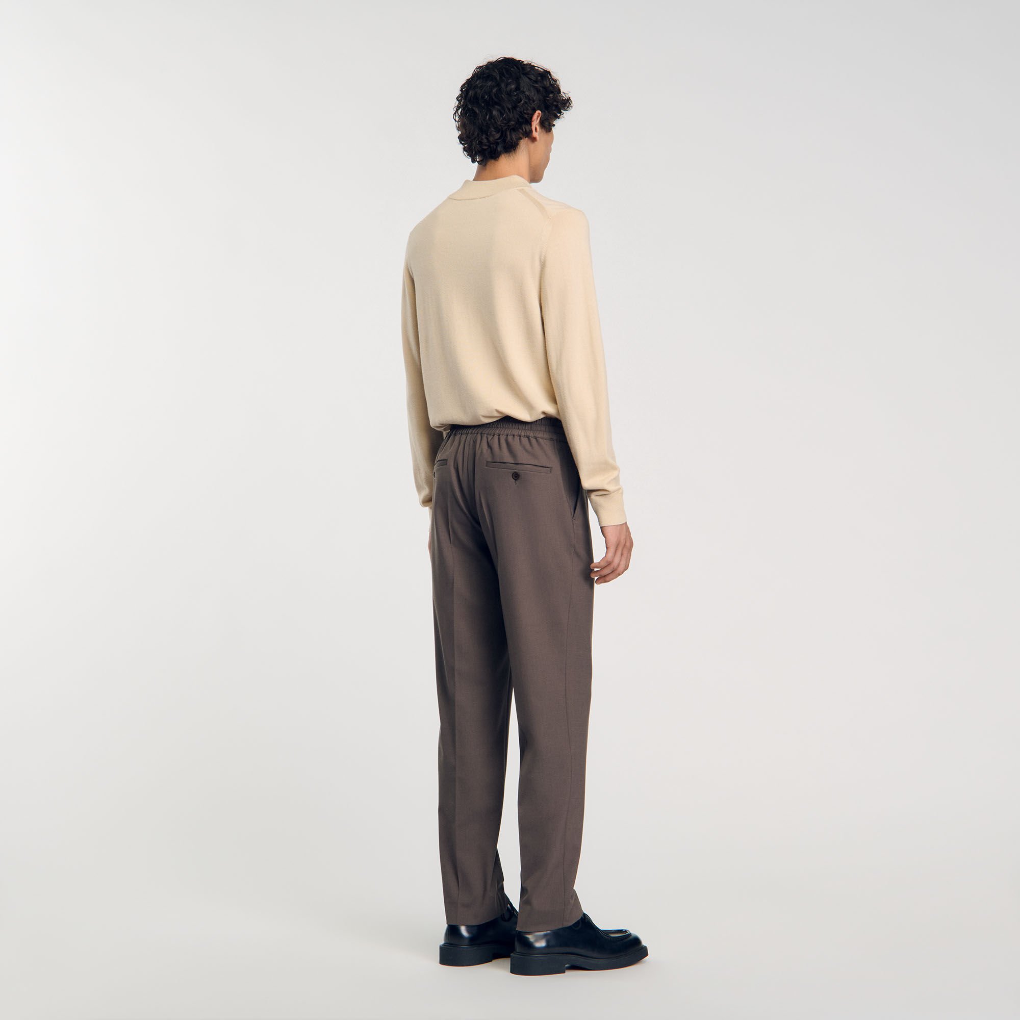 Elasticated waist trousers