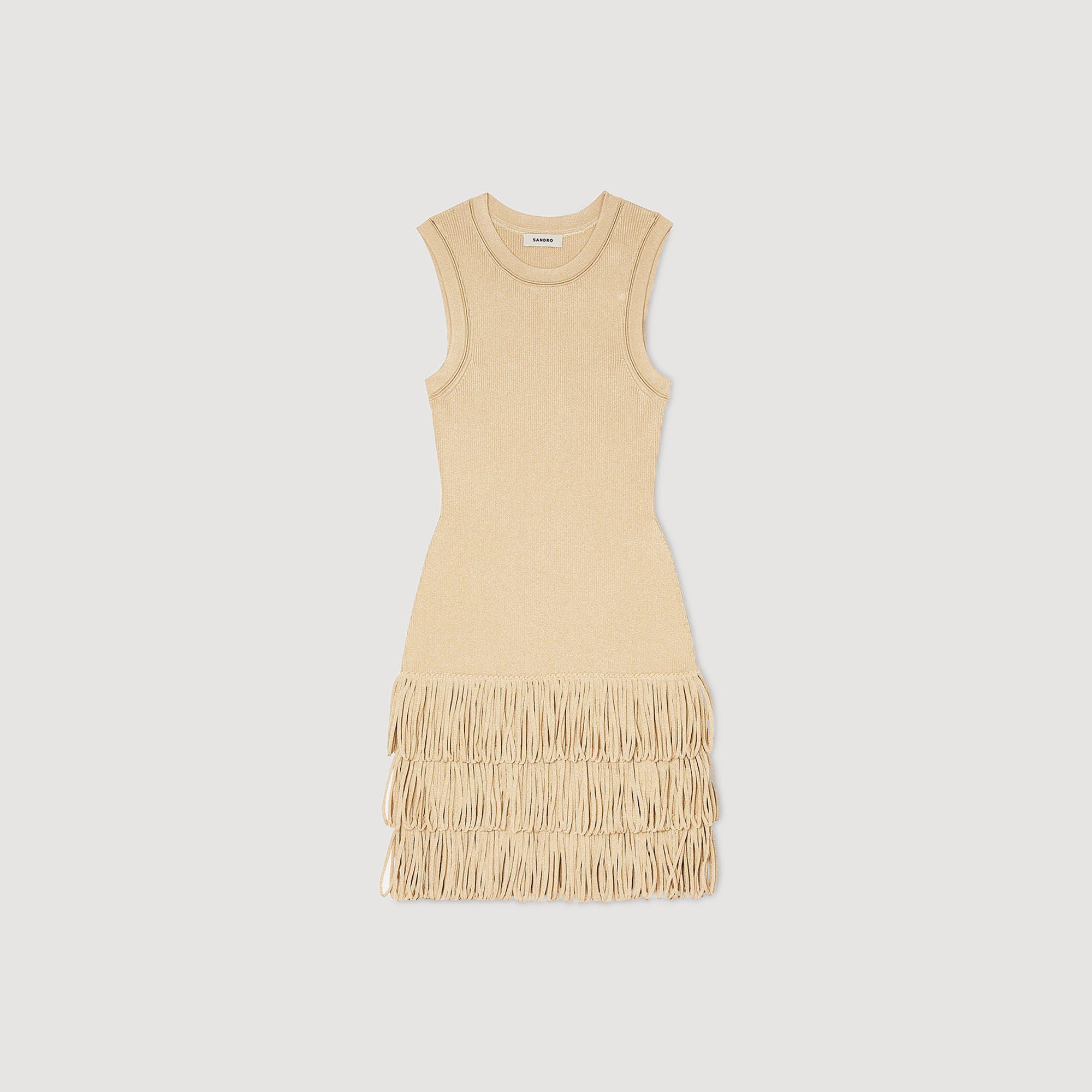 Mini knit dress