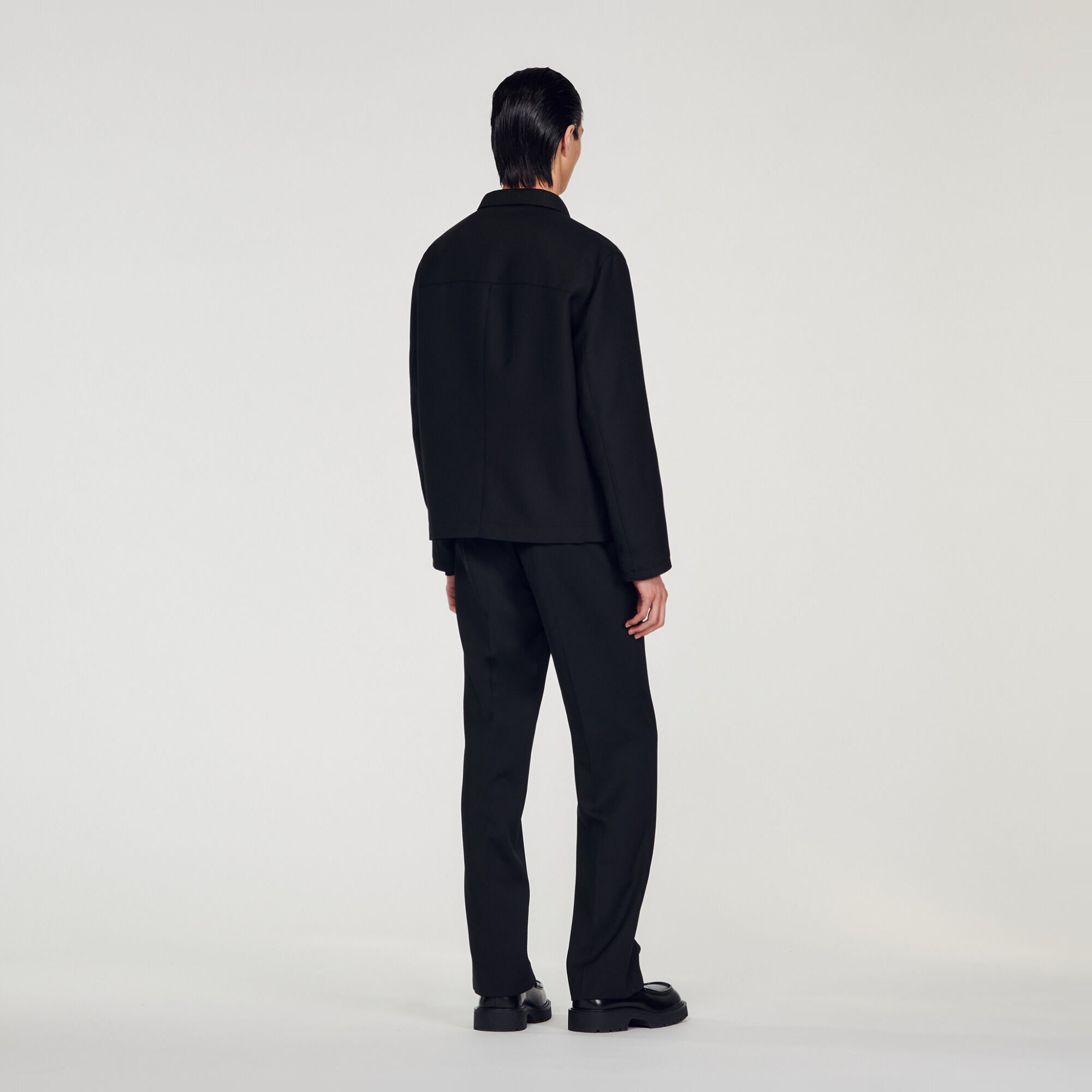 Wool blend jacket
