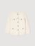 Coat with braided trim