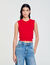 Ruffled Crop Sweater