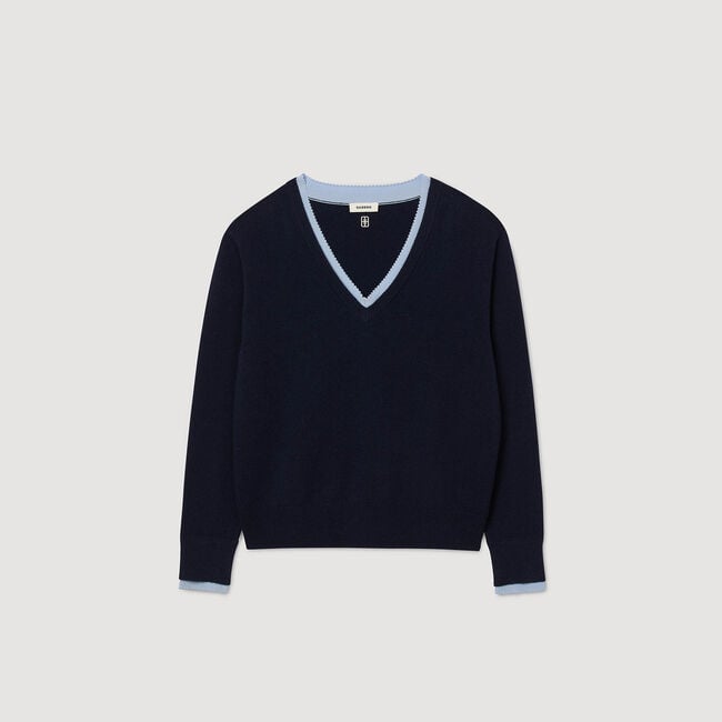Wool and cashmere sweater