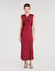 V-neck maxi dress