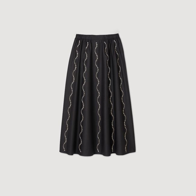 Long rhinestone skirt