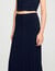 Maxi two-tone knit skirt