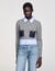 Cropped wool and cashmere sweater