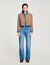 Short checked jacket