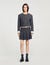 Mini rhinestone suit skirt