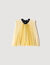 Pleated tie-back top