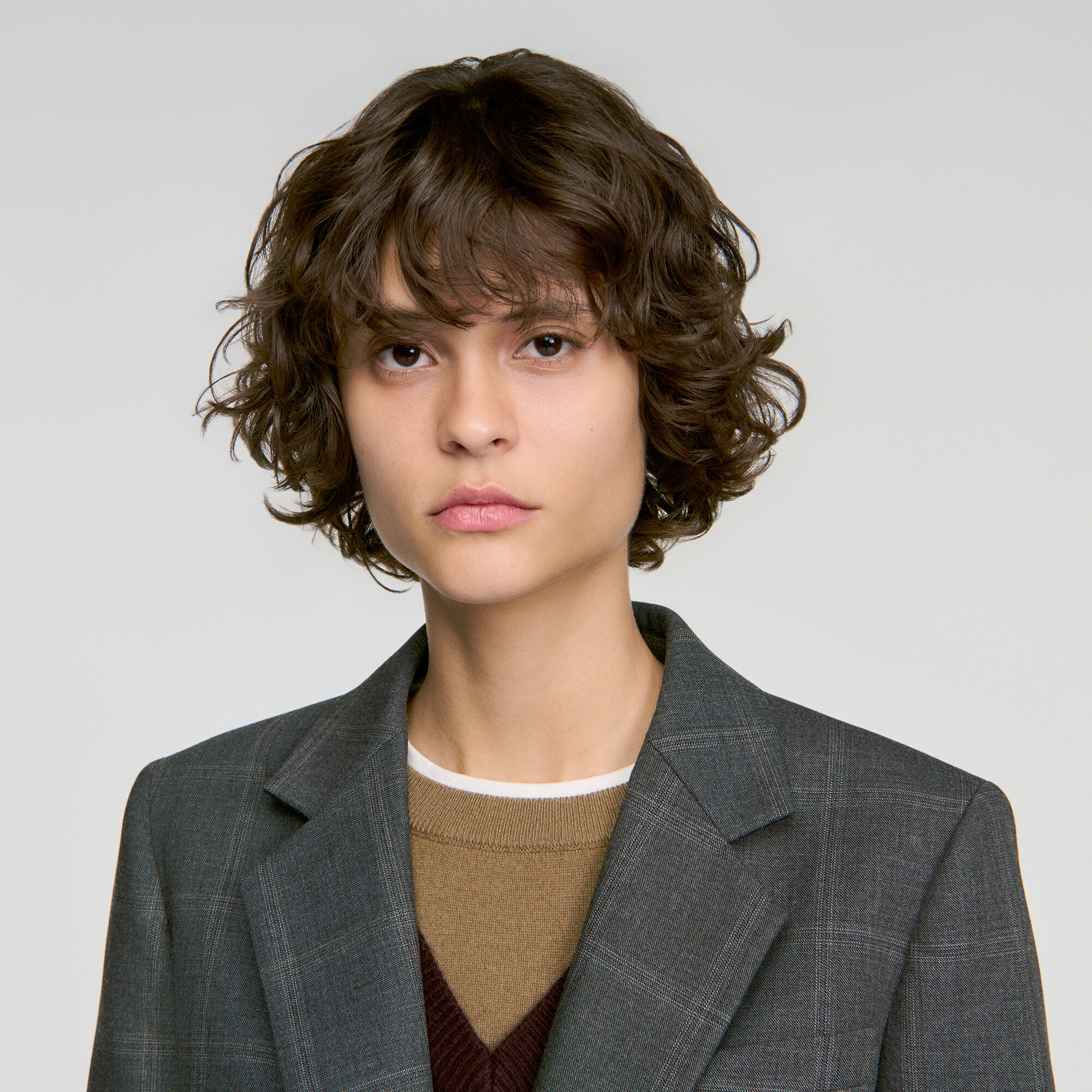 Check tailored jacket - Women | Sandro