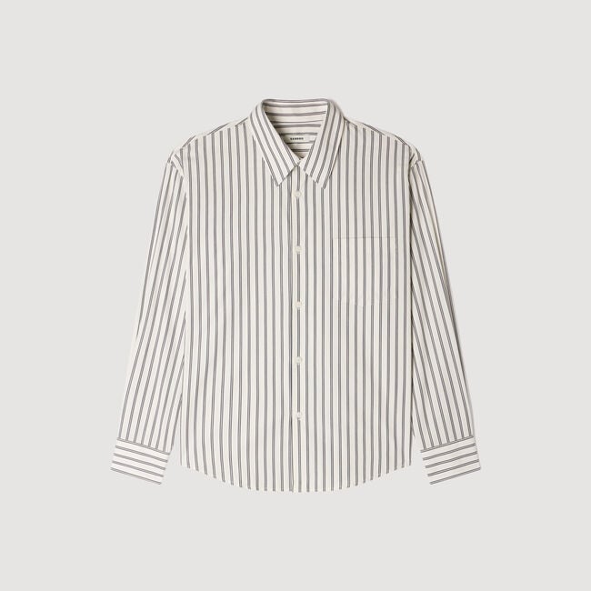 Striped cotton shirt