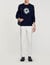 Jacquard flower jumper