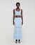 Pointelle knit maxi skirt