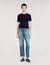 Two-tone cropped sweater