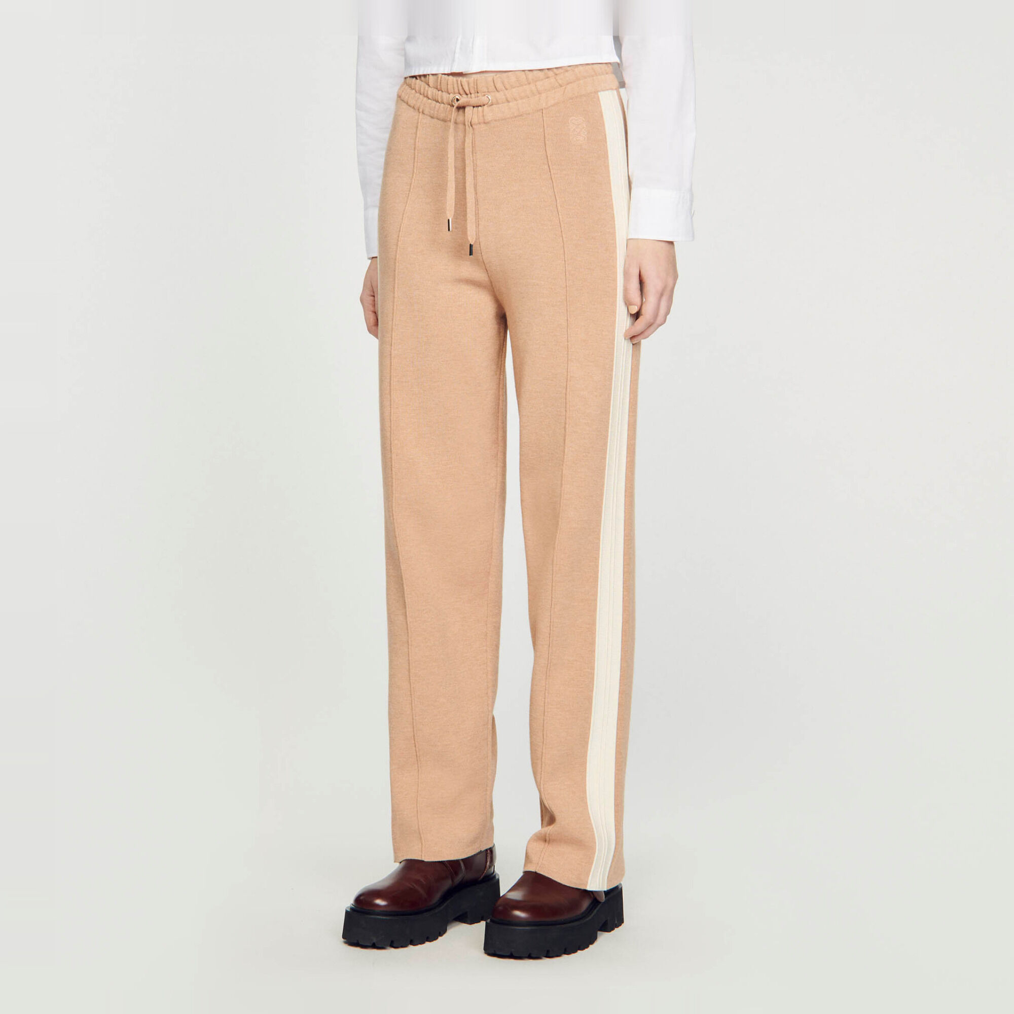 Knit jogging bottoms