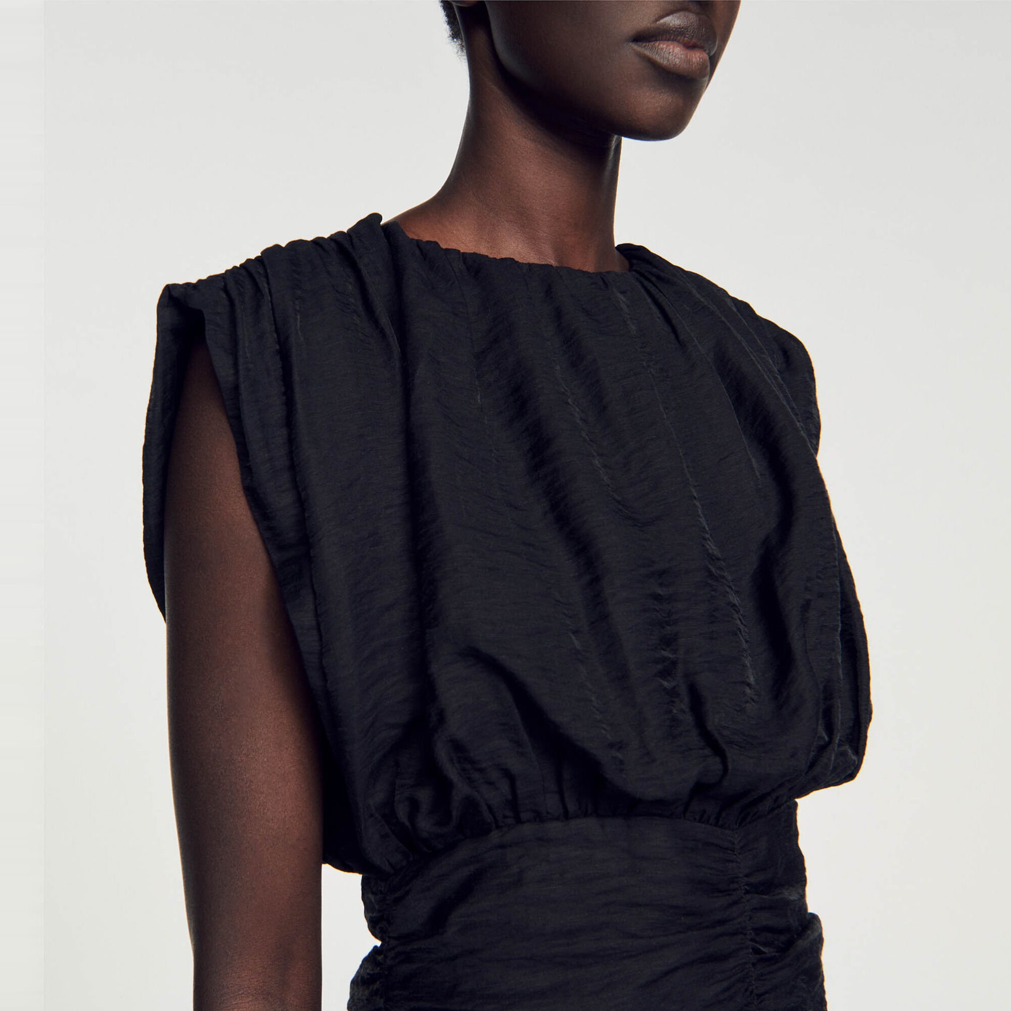 Short draped dress
