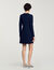 Mini button-up knit dress