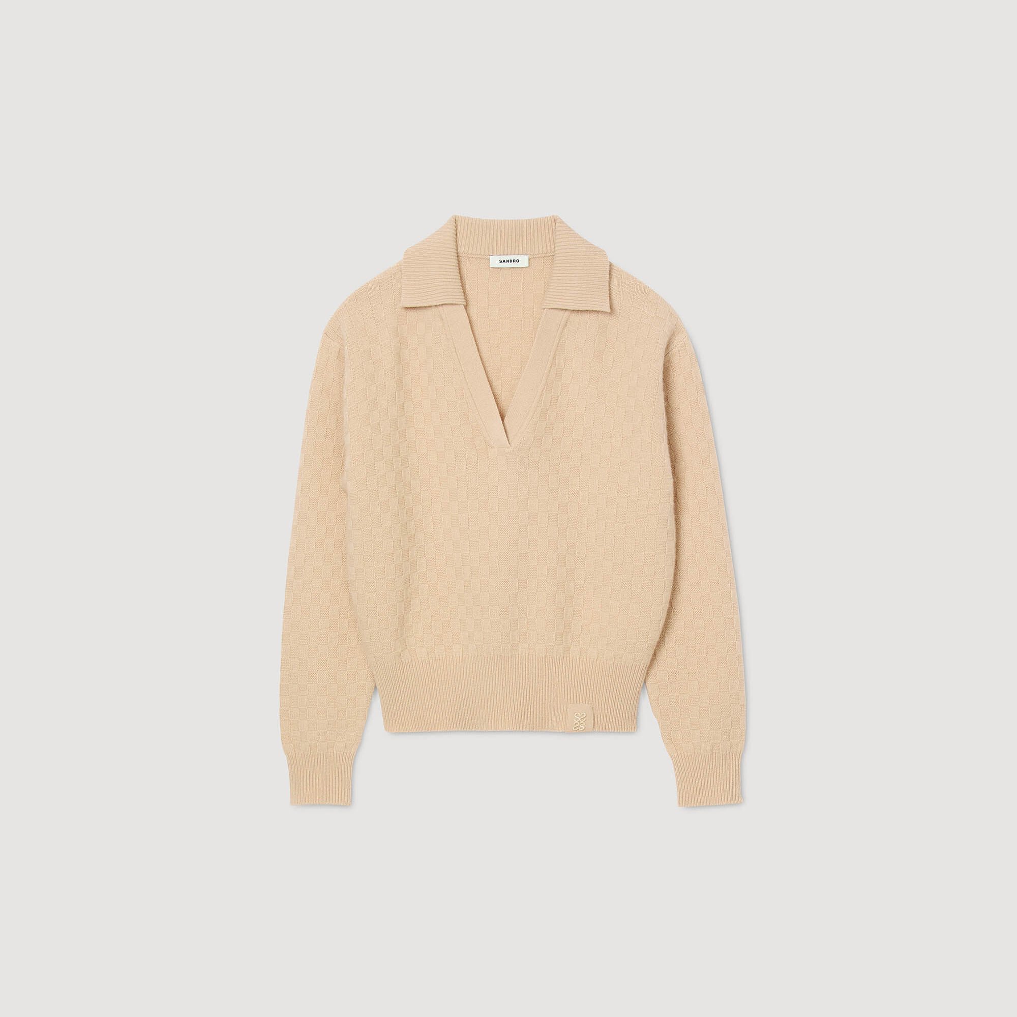 Polo-neck sweater