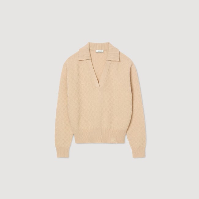 Polo-neck sweater