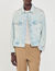 Faded denim jacket