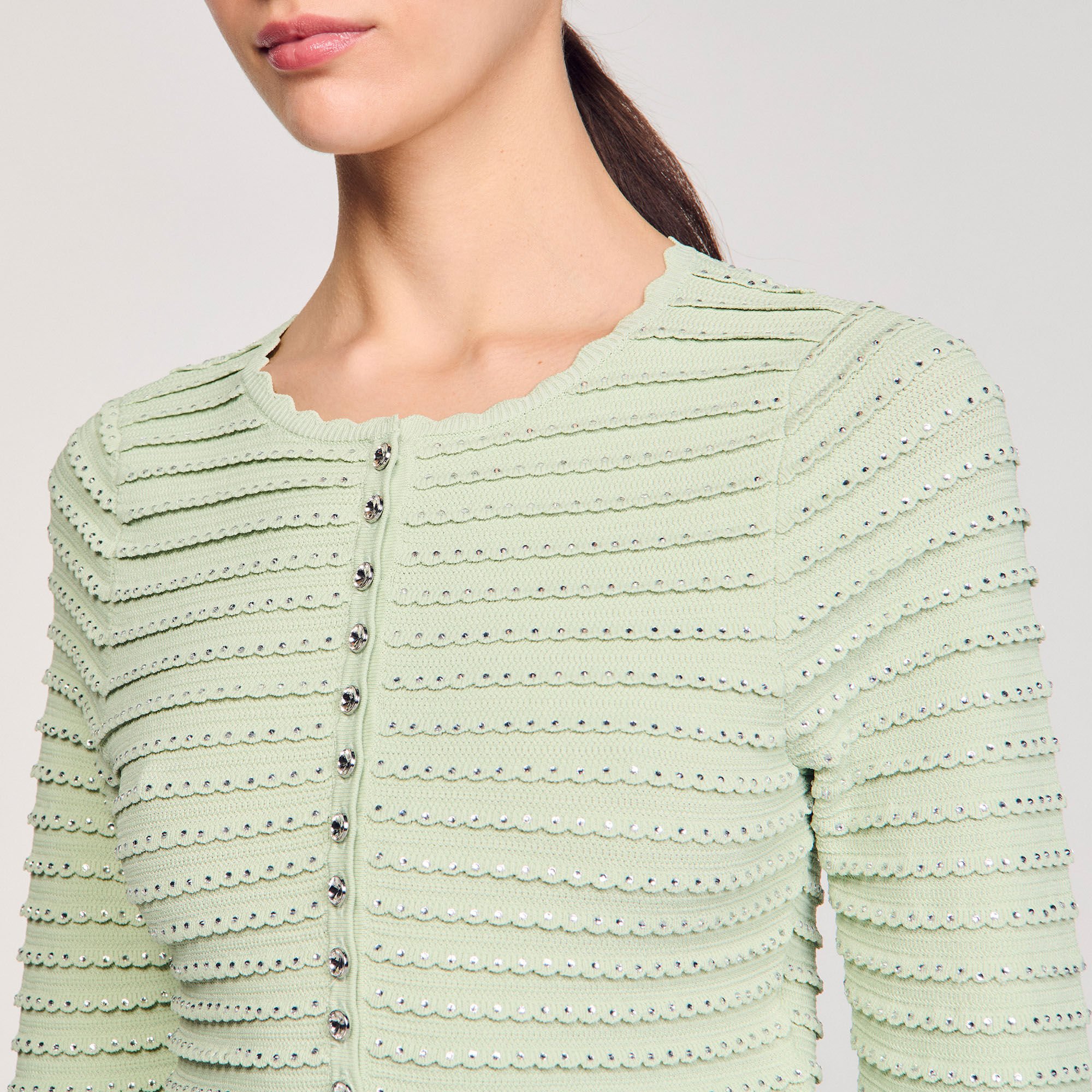 Rhinestone cardigan