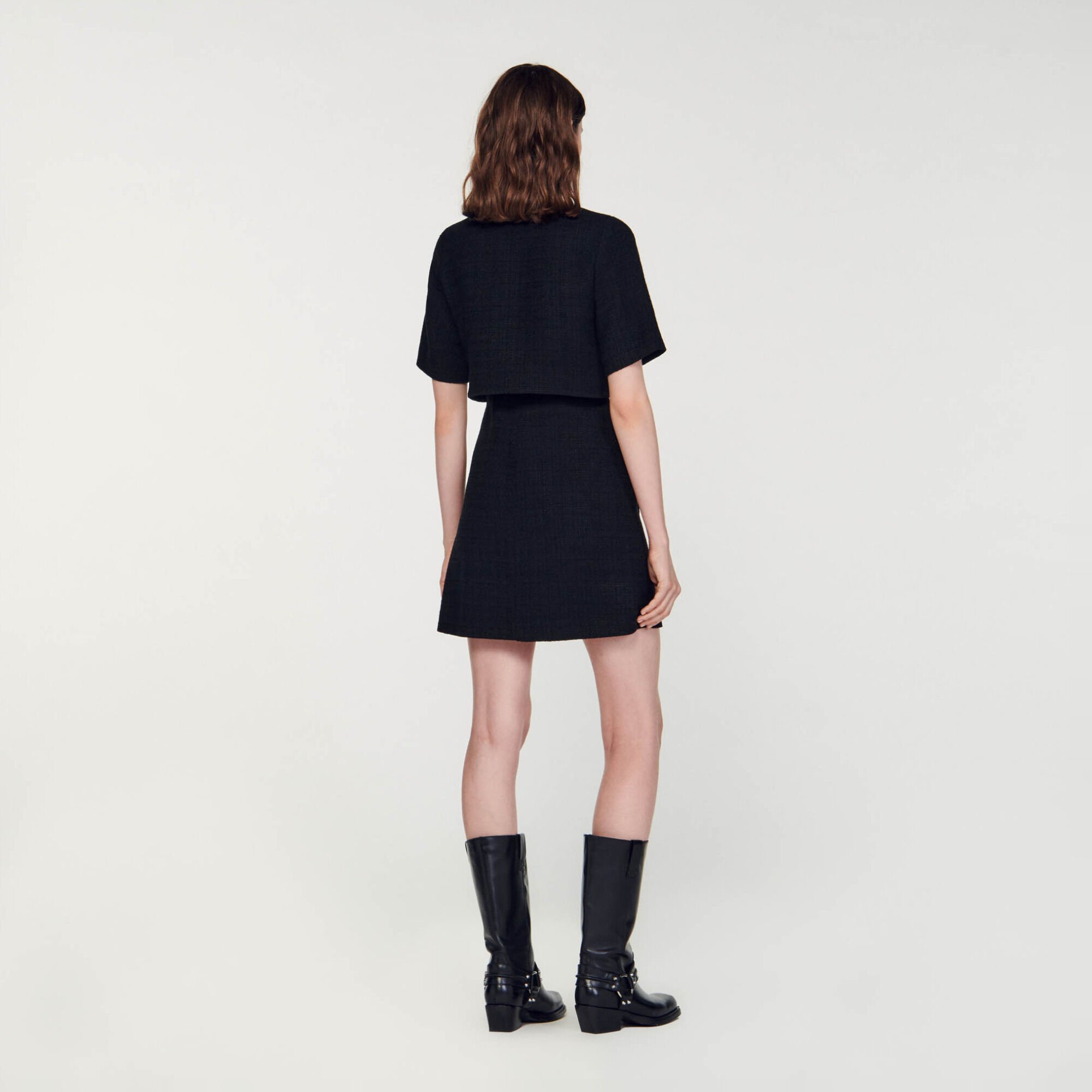 Short tweed dress