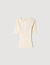 Ribbed button placket knit top