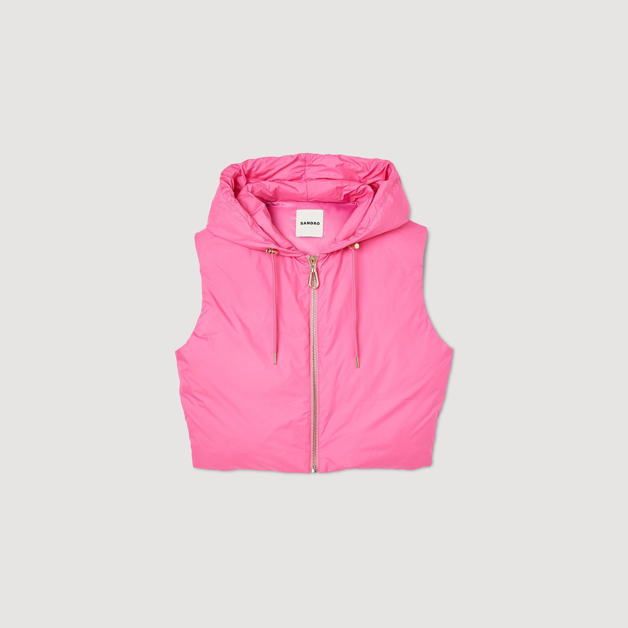 Sleeveless puffer jacket