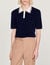 Contrasting collar polo shirt