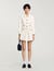 Peter Pan collar cropped jacket