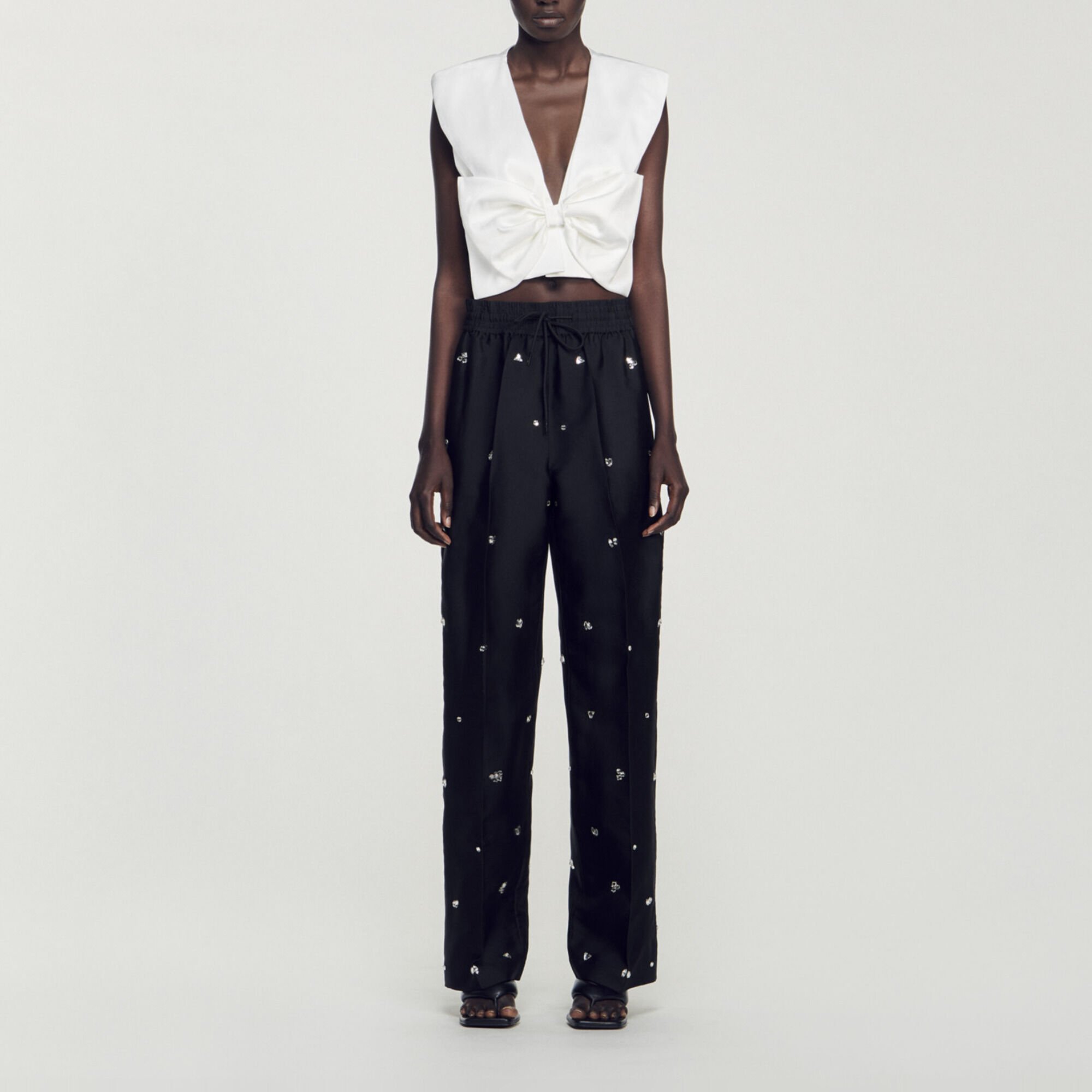 Rhinestone trousers
