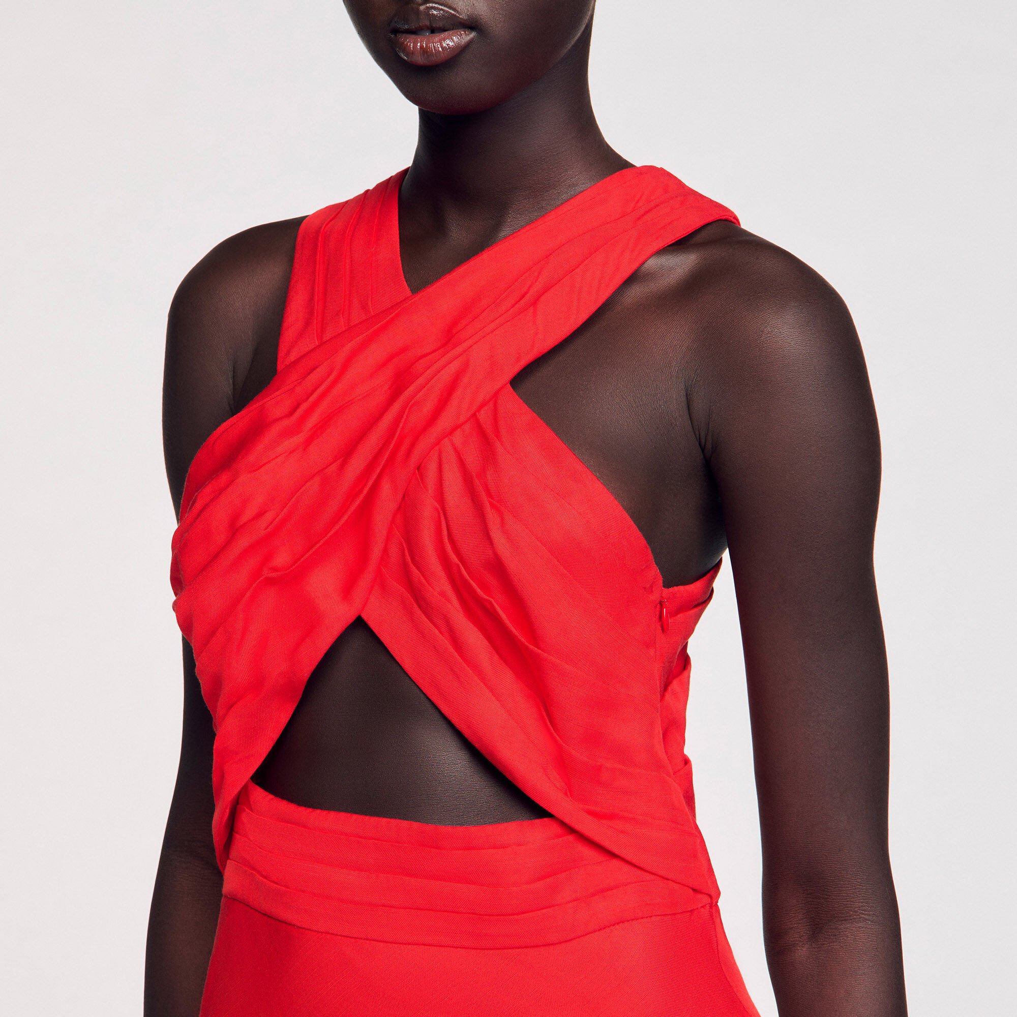 Maxi wraparound dress