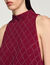 Studded diamond short dress