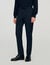Elasticated straight-leg trousers