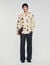 Floral print linen shirt