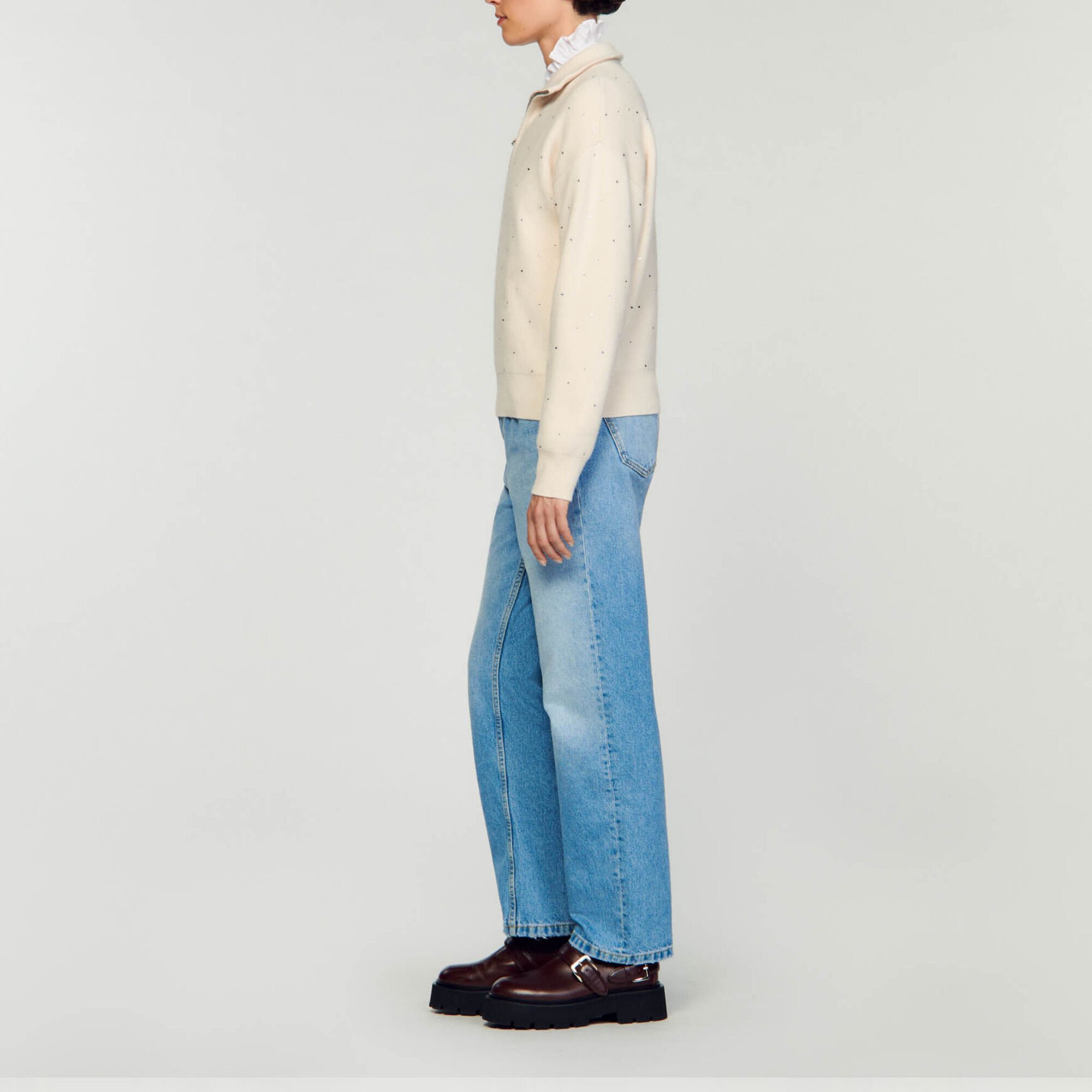 Half-zip sweater