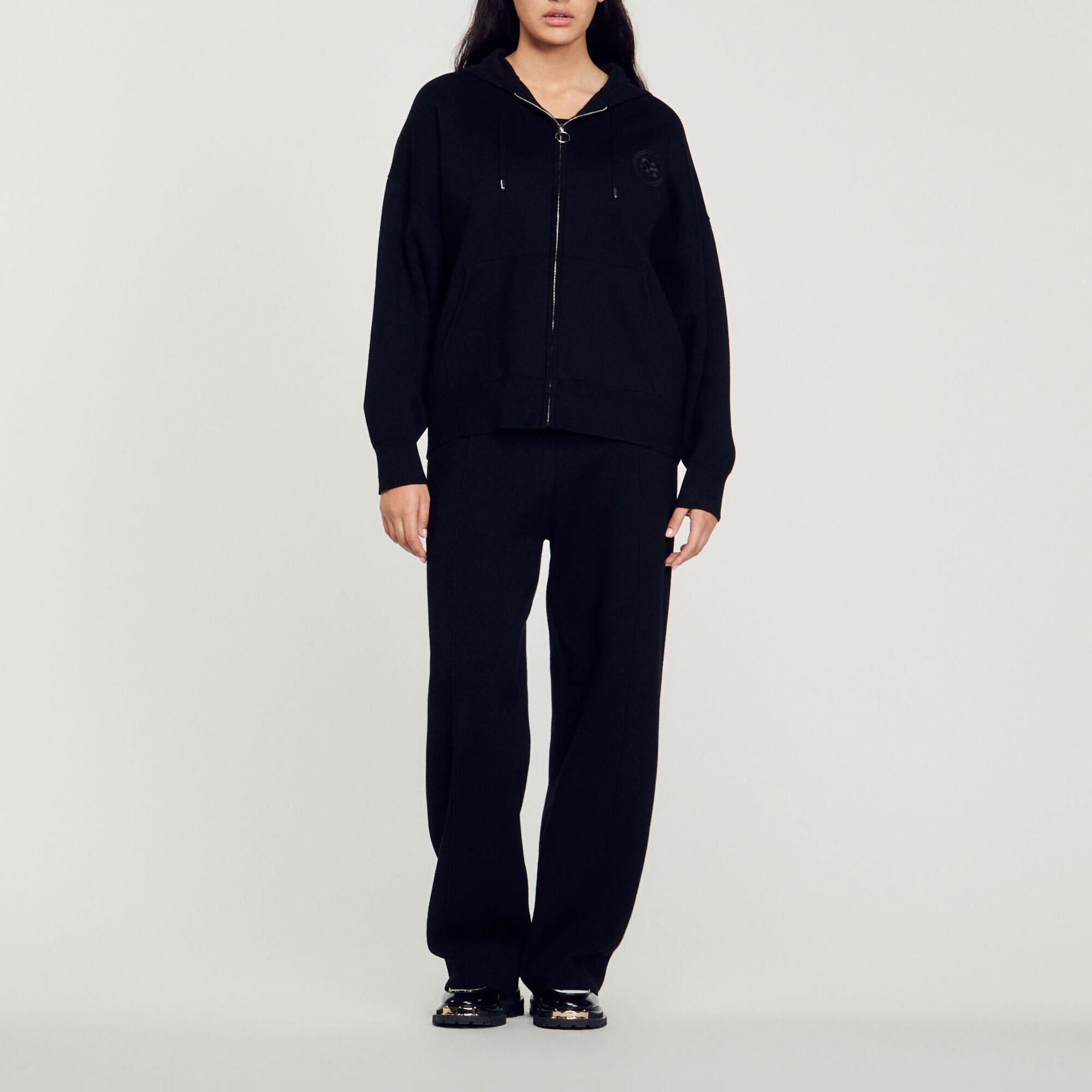 Oversized zip sweatshirt