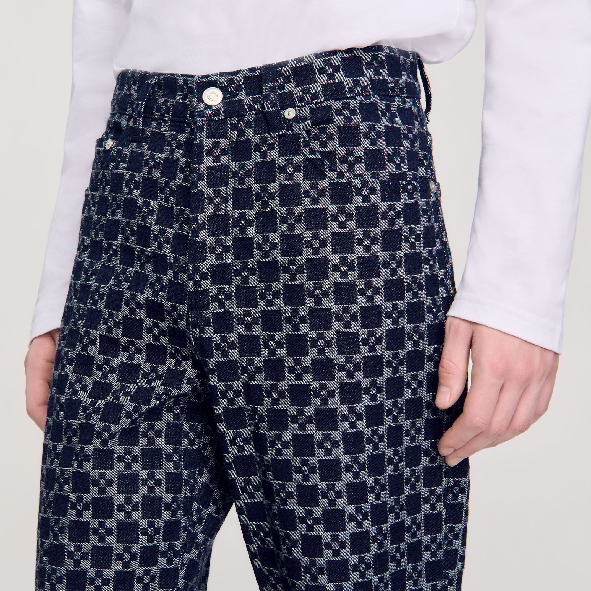 Square Cross straight-leg jeans