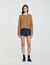 Knit Cardigan With Detachable Collar