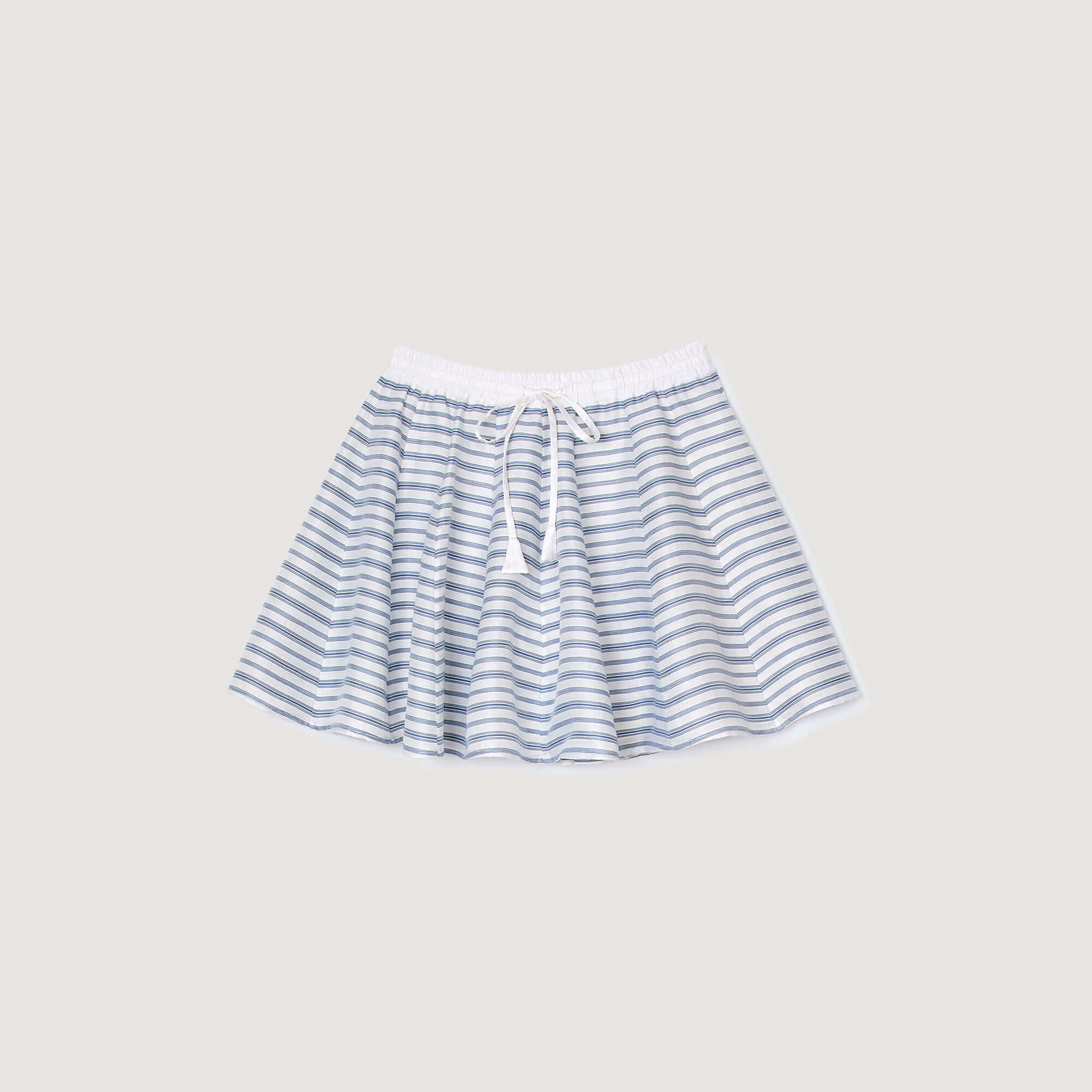 【海外限定】Sandroスカート☆Drawstring-Waist Pleated Checked sandro(サンドロ) スカート(レディース) - 海外通販のBUYMA