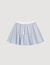 Spiral print skater skirt